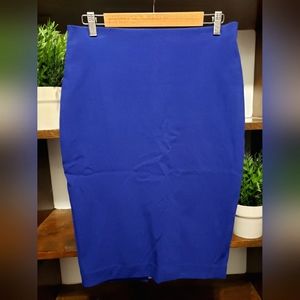 Express High Waist Pencil Skirt cobalt blue (8)